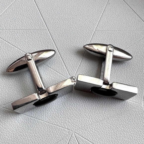 💥Stunning Rare Edgy Vintage Moores Pronto Uomo Men’s Cufflinks - Picture 6 of 15